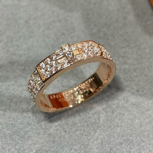 [ELAN LUXE]KELLY PINK GOLD DIAMOND RING