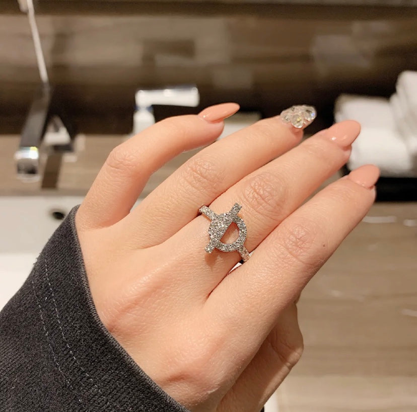 [ELAN LUXE]ECHAPPEE RING SILVER DIAMOND