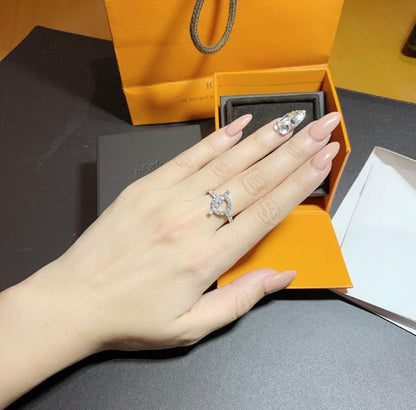 [ELAN LUXE]ECHAPPEE RING SILVER DIAMOND