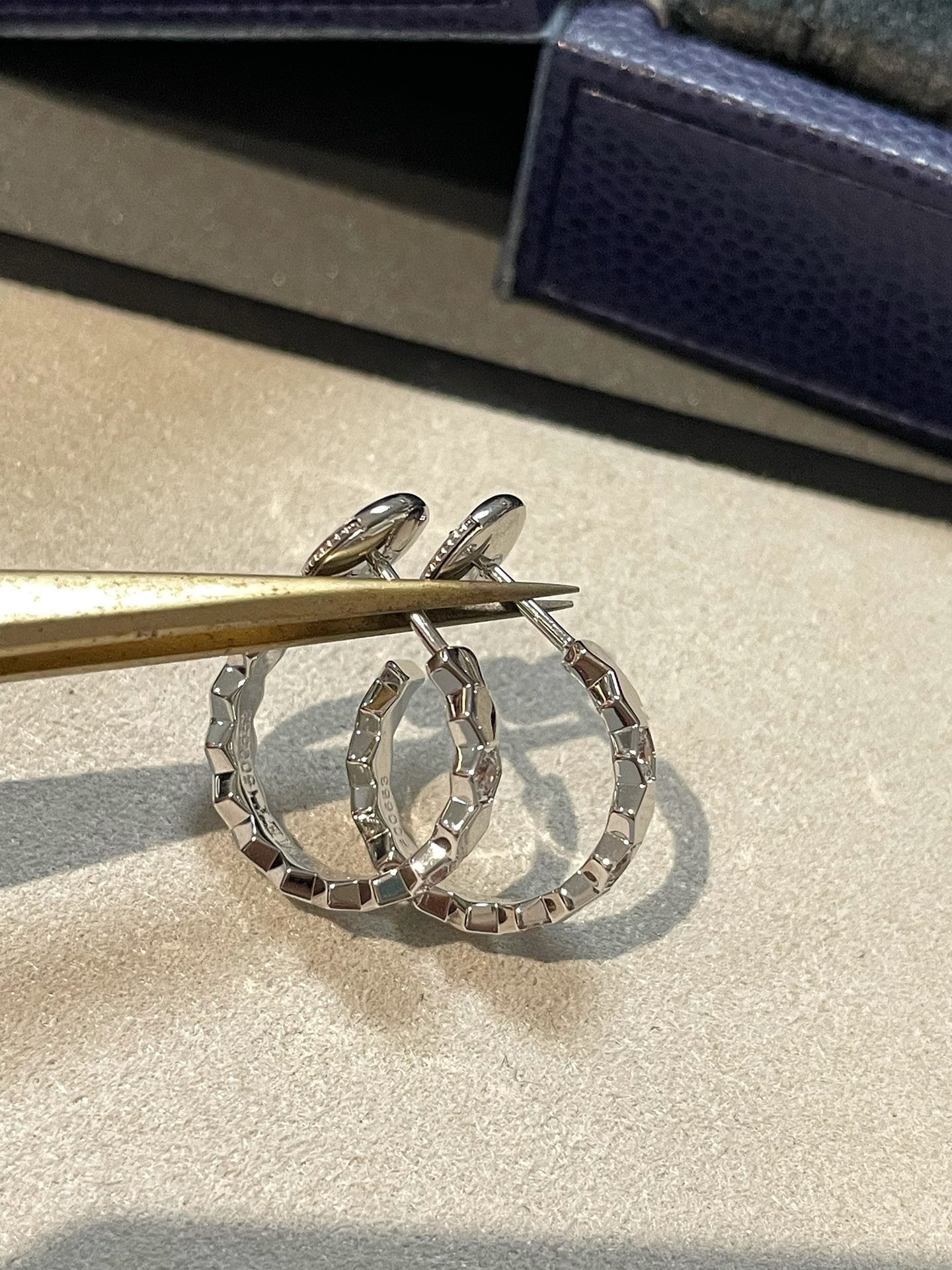 [ELAN LUXE]Hollow Design Four-Leaf Clover Flower Shape Ring