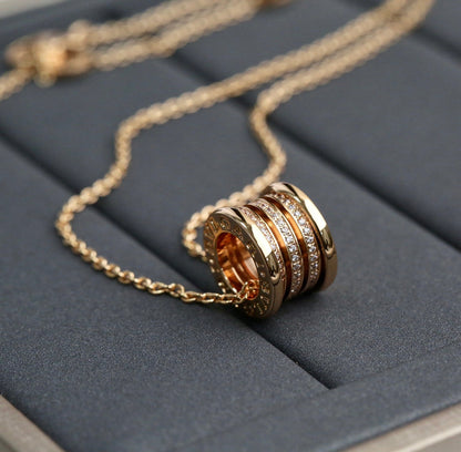[ELAN LUXE]ZERO 1 PINK GOLD DIAMOND NECKLACE