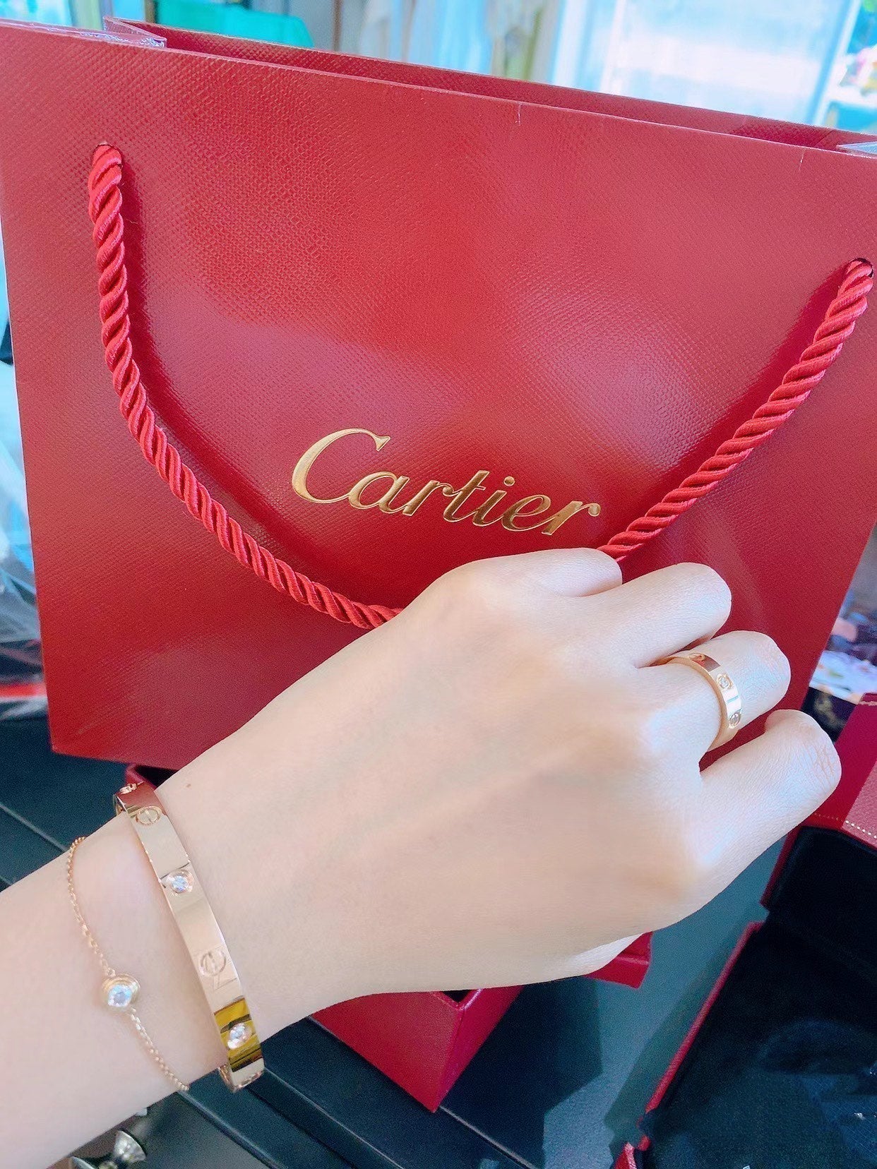 [ELAN LUXE]DAMOUR DIAMOND LINK BRACELET