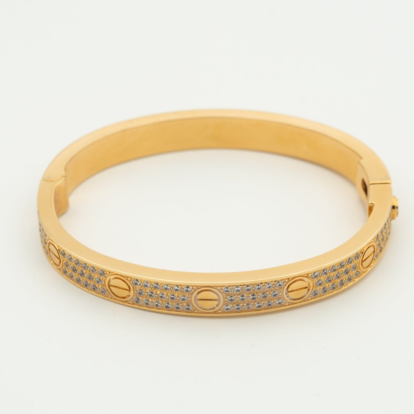 [ELAN LUXE]LOVE BRACELET 6.1MM DIAMOND-PAVED