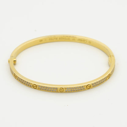 [ELAN LUXE]LOVE BRACELET 3.65MM DIAMOND-PAVED