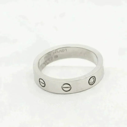 [ELAN LUXE]LOVE RING 4MM 1 DIAMOND SILVER