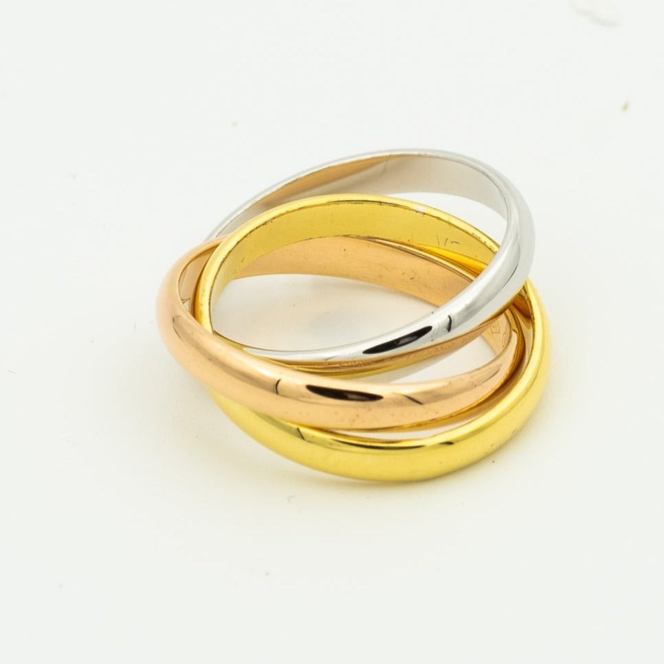 [ELAN LUXE]TRINITY RING GOLD PINK GOLD SILVER
