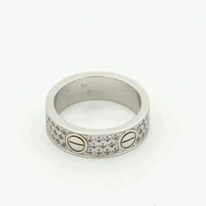 [ELAN LUXE]LOVE RING 5.5MM DIAMONDS PAVED