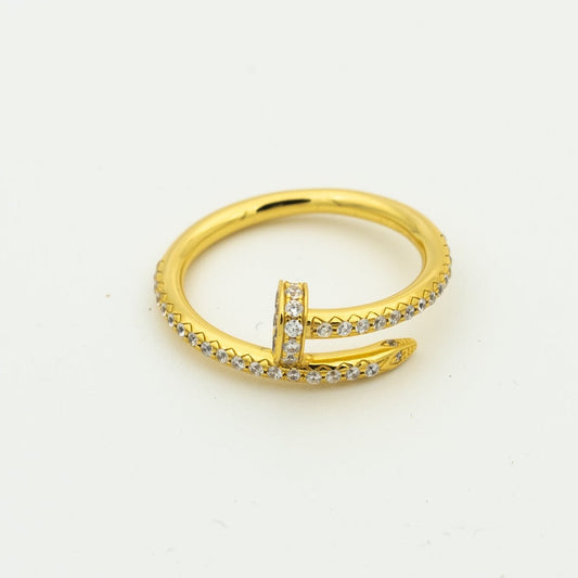 [ELAN LUXE]JUSTE RING 1.8MM GOLD DIAMONDS