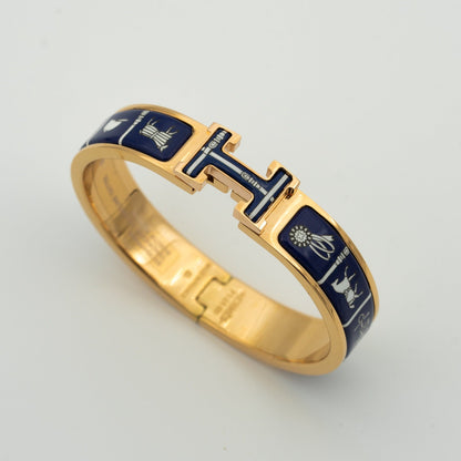 [ELAN LUXE]H BRACELET BLUE CERAMIC