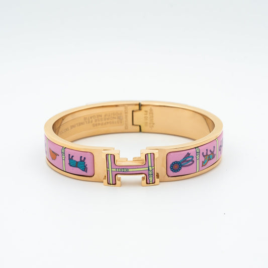 [ELAN LUXE]H PINK GOLD BRACELET PINK CERAMIC