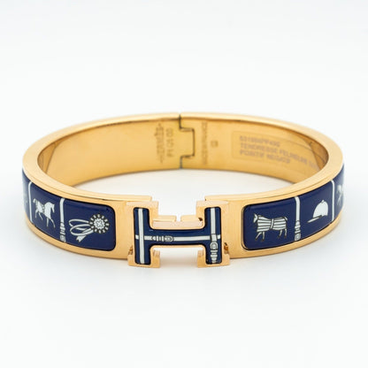 [ELAN LUXE]H BRACELET BLUE CERAMIC