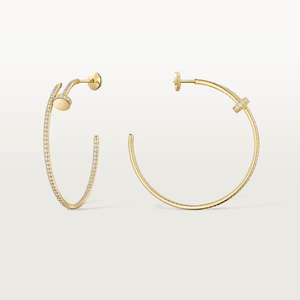 [ELAN LUXE]JUSTE FULL DIAMOND LARGE EARRINGS