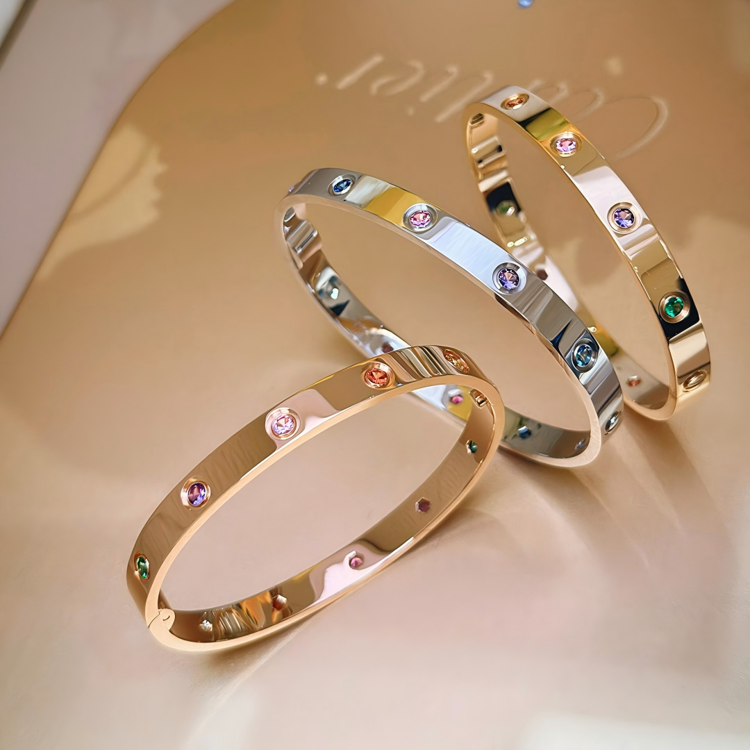 [ELAN LUXE]2026 RAINBOW LOVE BRACELET 6.1MM  10 DIAMONDS
