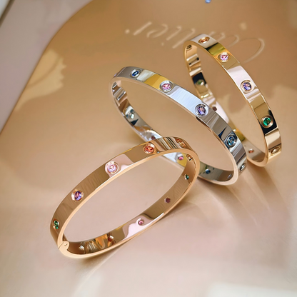 [ELAN LUXE]2026 RAINBOW LOVE BRACELET 6.1MM  10 DIAMONDS