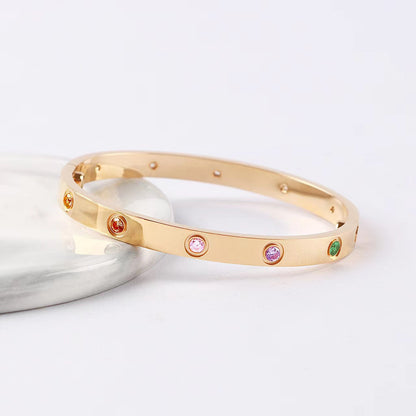[ELAN LUXE]2026 RAINBOW LOVE BRACELET 6.1MM  10 DIAMONDS