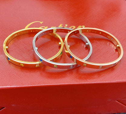 [ELAN LUXE]2026 RAINBOW LOVE BRACELET 6.1MM  10 DIAMONDS