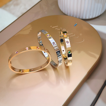 [ELAN LUXE]2026 RAINBOW LOVE BRACELET 6.1MM  10 DIAMONDS