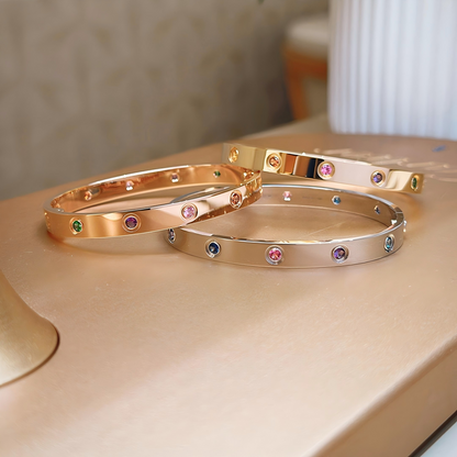 [ELAN LUXE]2026 RAINBOW LOVE BRACELET 6.1MM  10 DIAMONDS