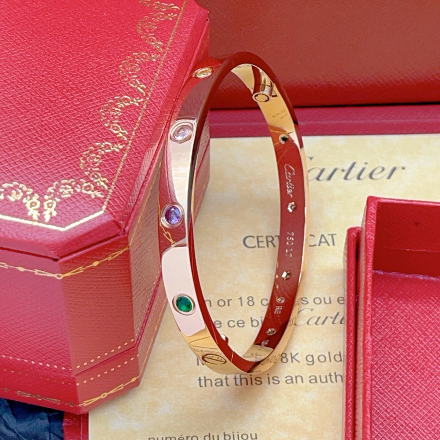 [ELAN LUXE]2026 RAINBOW LOVE BRACELET 6.1MM  10 DIAMONDS