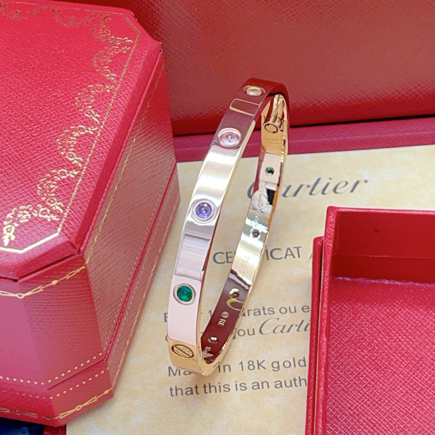 [ELAN LUXE]2026 RAINBOW LOVE BRACELET 6.1MM  10 DIAMONDS