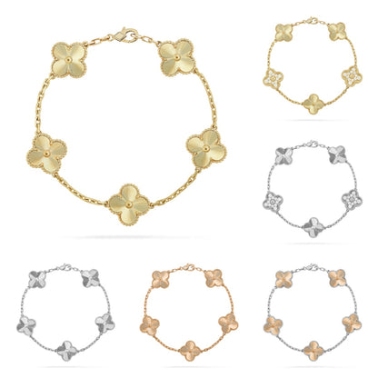 [ELAN LUXE] CLOVER 5 MOTIF LASER BRACELET COLLECTION