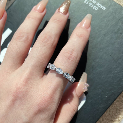 [ELAN LUXE]Exquisite Pear Cut Tennis Ring
