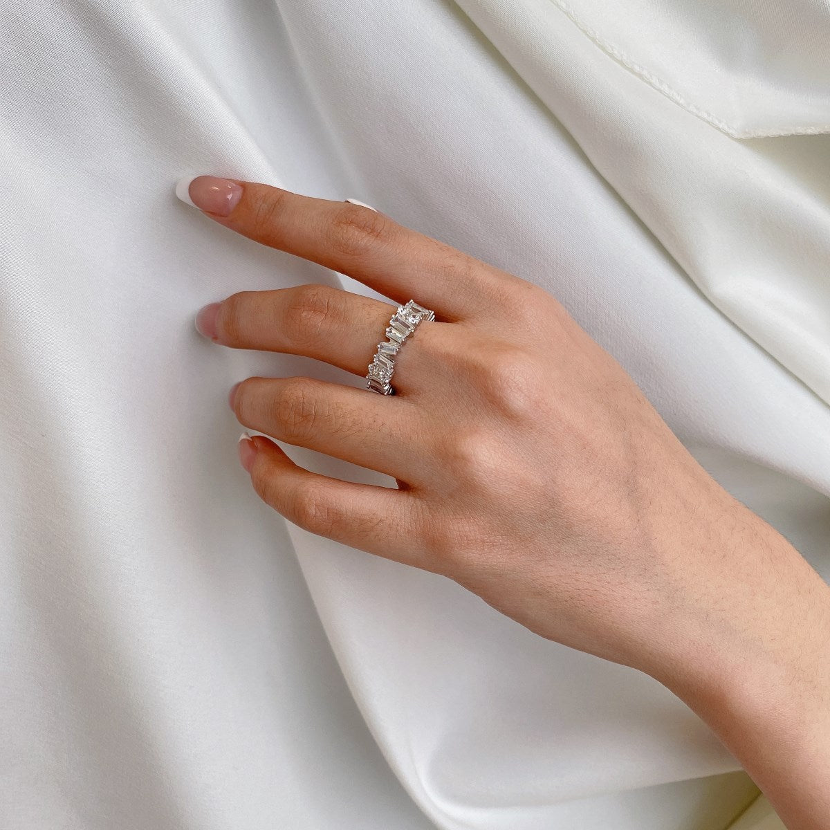 [ELAN LUXE]Delicate Multi Shape Tennis Ring