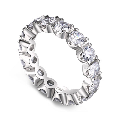 [ELAN LUXE]Eternity Round Cut Tennis Ring