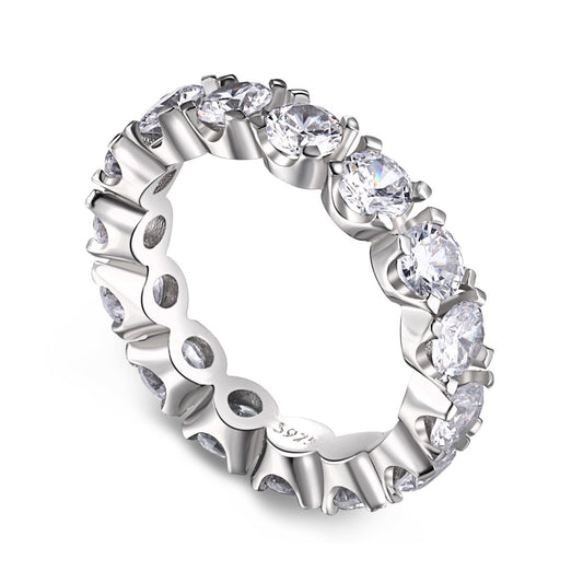 [ELAN LUXE]Eternity Round Cut Tennis Ring