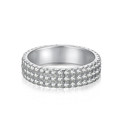 [ELAN LUXE]Dainty Round Cut Tennis Ring