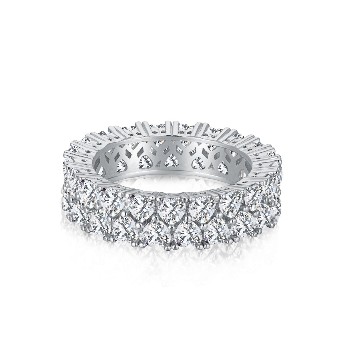 [ELAN LUXE]Sparkling Full Heart Ring