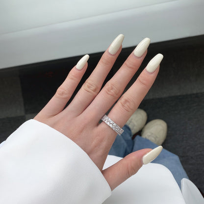 [ELAN LUXE]Sparkling Full Heart Ring