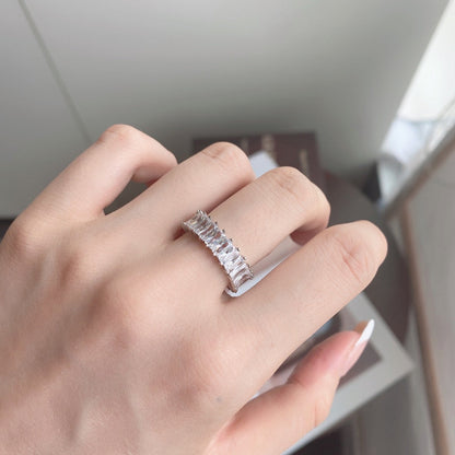 [ELAN LUXE]Unique Colorful Radiant Cut RIng