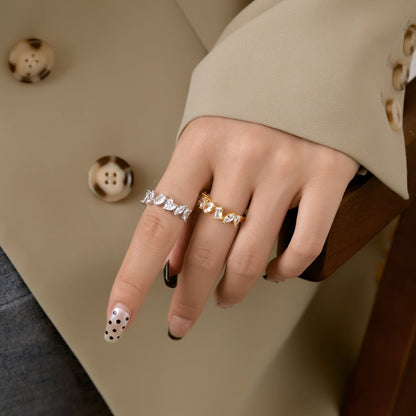 [ELAN LUXE]Delicate Multi Cut Ring
