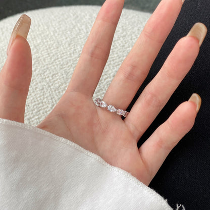 [ELAN LUXE]Exquisite Pear Cut Tennis Ring