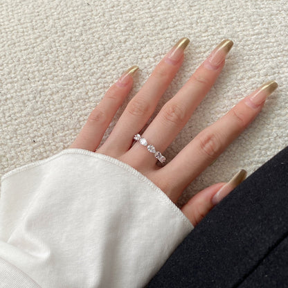 [ELAN LUXE]Exquisite Pear Cut Tennis Ring