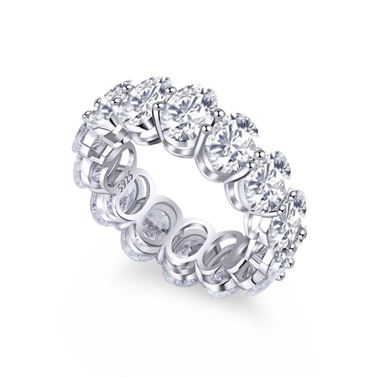 [ELAN LUXE]Dainty Elongated Cushion Cut Tennis Ring