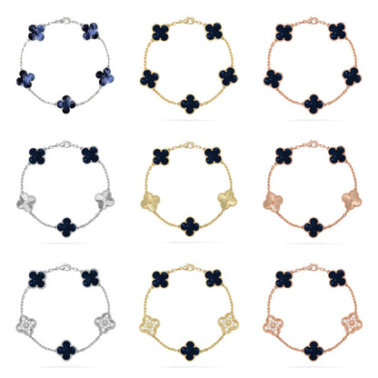 [ELAN LUXE]CLOVER 5 MOTIF PIETERSITE BRACELET COLLECTION