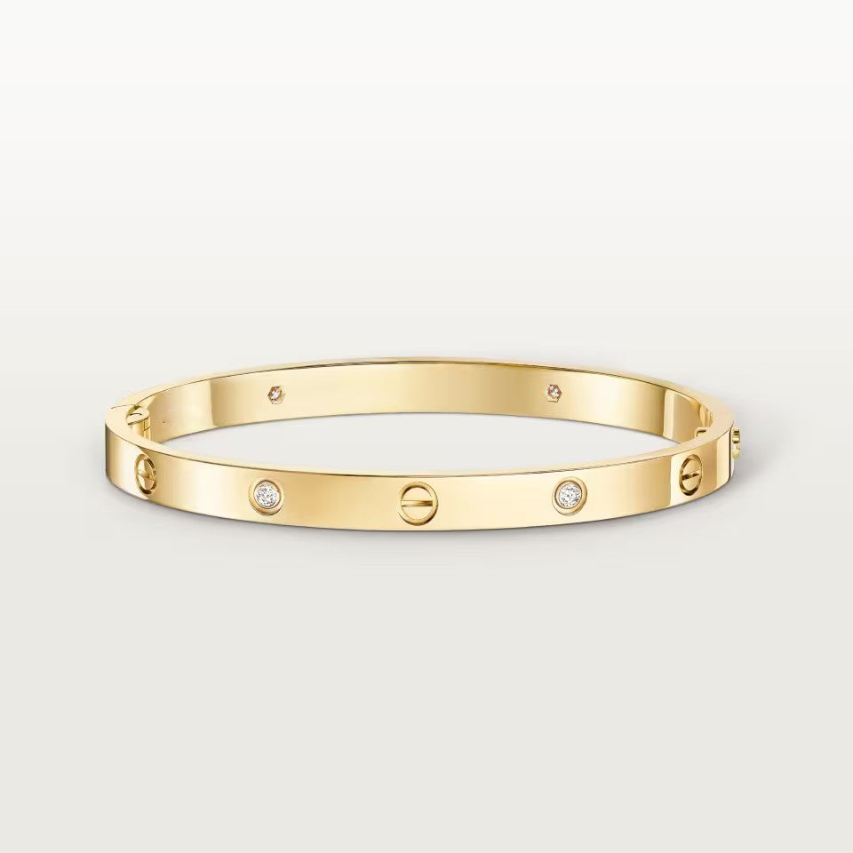 [ELAN LUXE]LOVE BRACELET 4.8MM 4 DIAMONDS