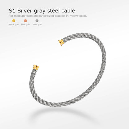 [ELAN LUXE]FORCE SERIES BRACELET CABLES 50 CHOICES (DIY SELECTION)