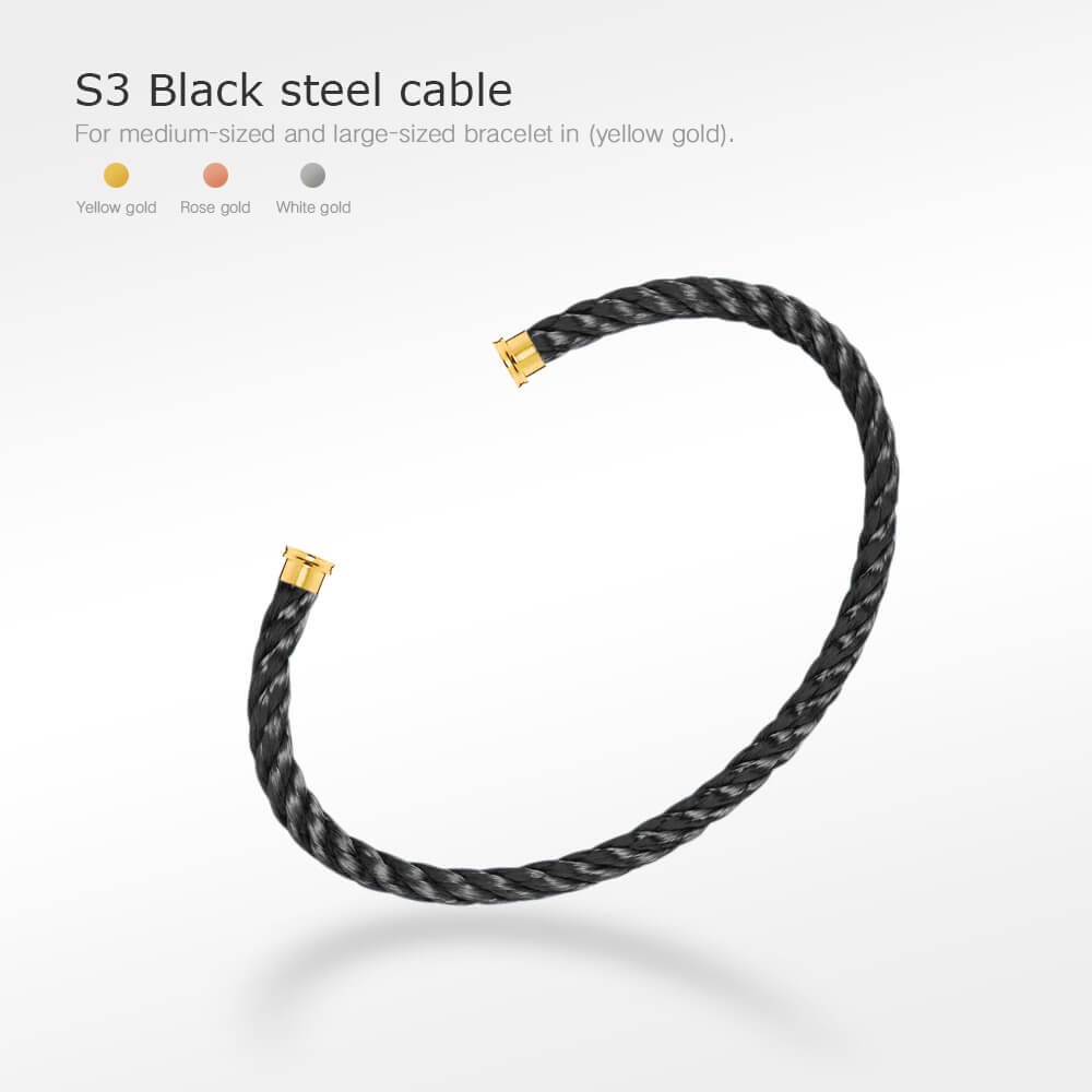 [ELAN LUXE]FORCE SERIES BRACELET CABLES 50 CHOICES (DIY SELECTION)