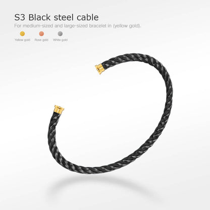 [ELAN LUXE]FORCE SERIES BRACELET CABLES 50 CHOICES (DIY SELECTION)