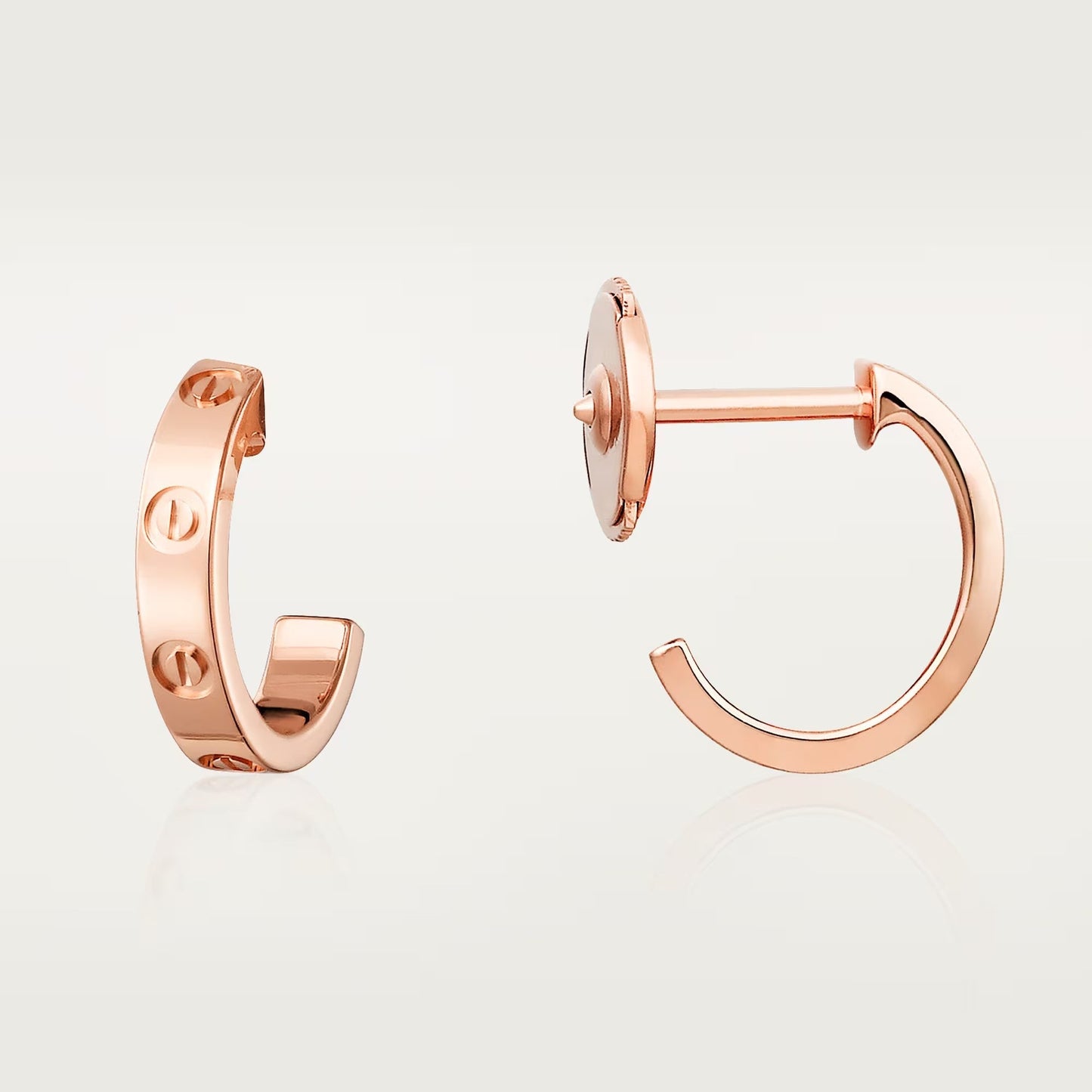 [ELAN LUXE]LOVE EARRINGS 2.65 MM NO DIAMOND SMALL