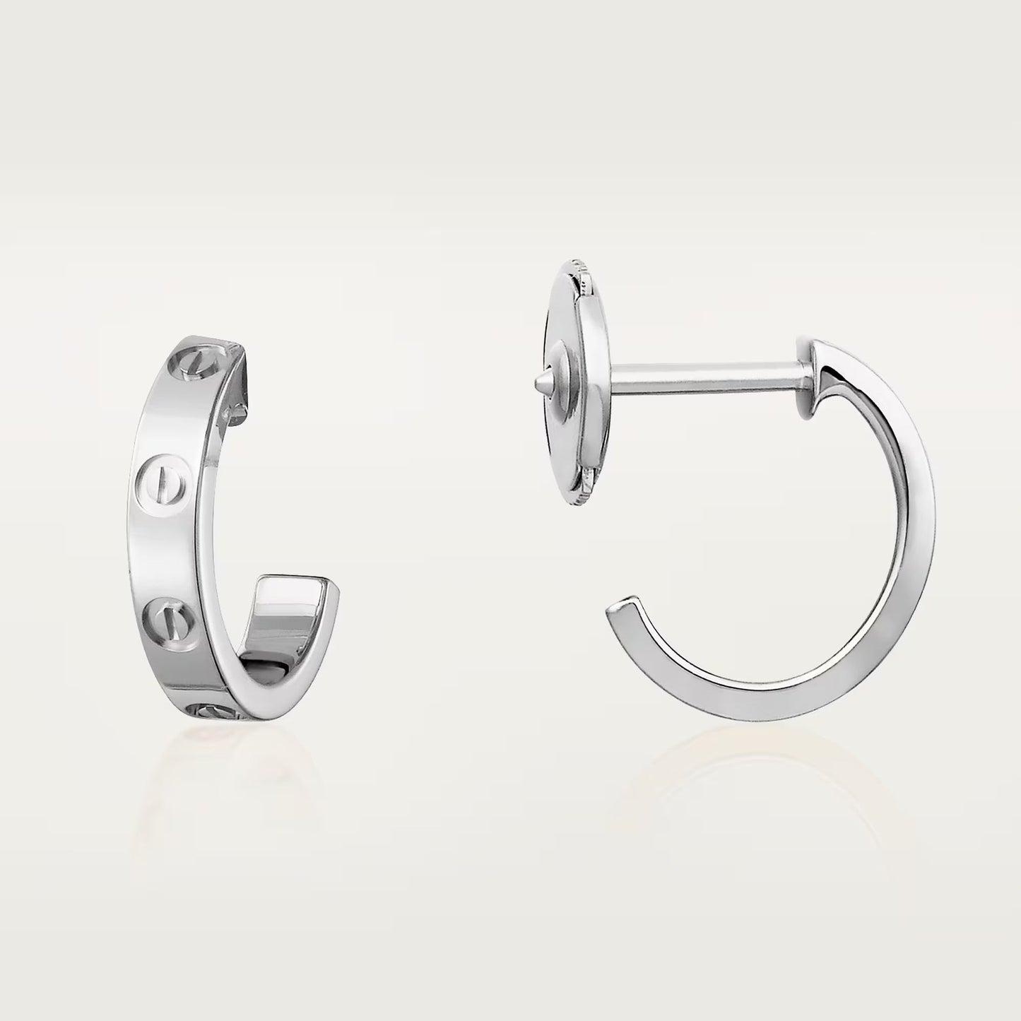 [ELAN LUXE]LOVE EARRINGS 2.65 MM NO DIAMOND SMALL