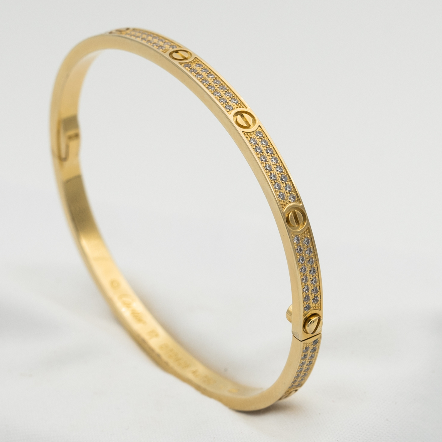 [ELAN LUXE]LOVE BRACELET 3.65MM DIAMOND-PAVED
