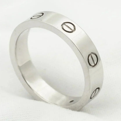 [ELAN LUXE]LOVE RING 4MM 1 DIAMOND SILVER