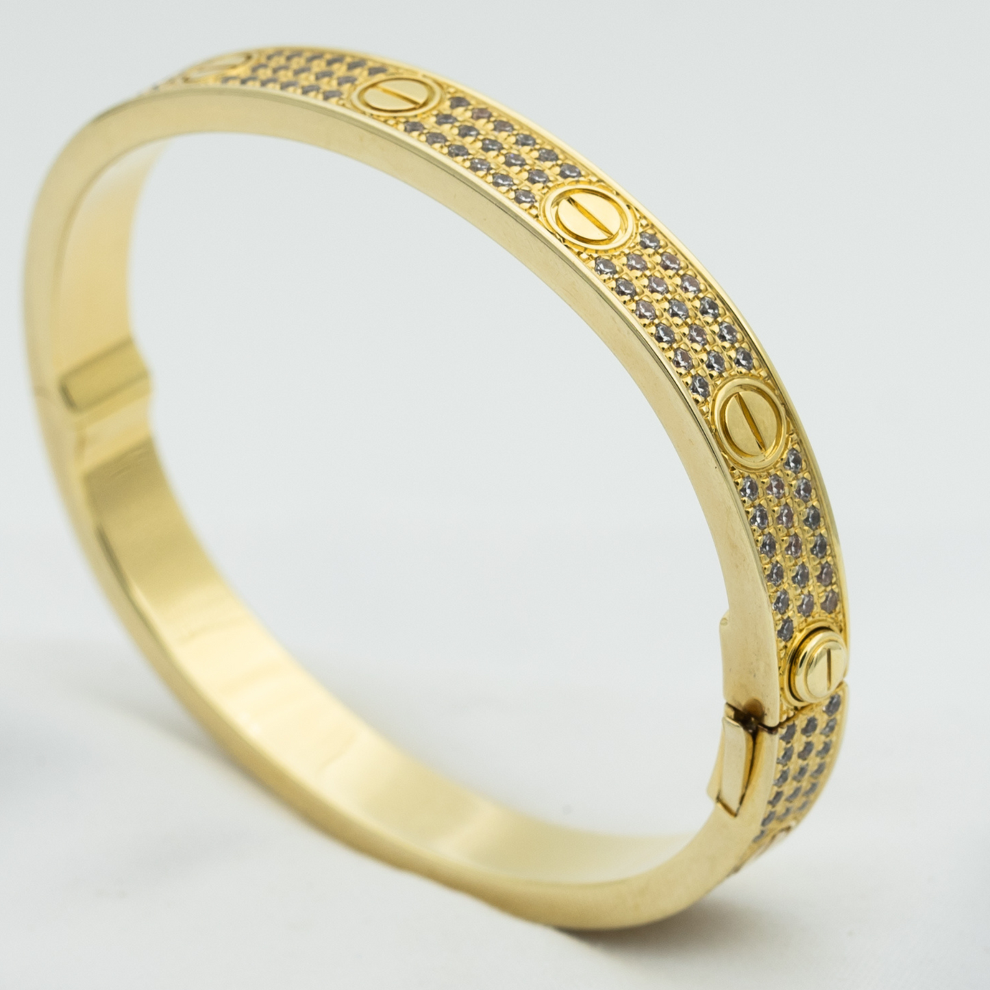 [ELAN LUXE]LOVE BRACELET 6.1MM DIAMOND-PAVED
