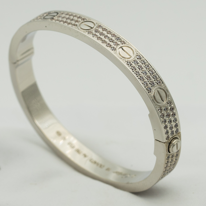 [ELAN LUXE]LOVE BRACELET 6.1MM DIAMOND-PAVED