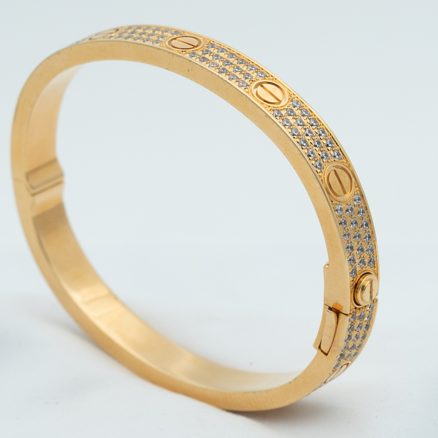 [ELAN LUXE]LOVE BRACELET 6.1MM DIAMOND-PAVED