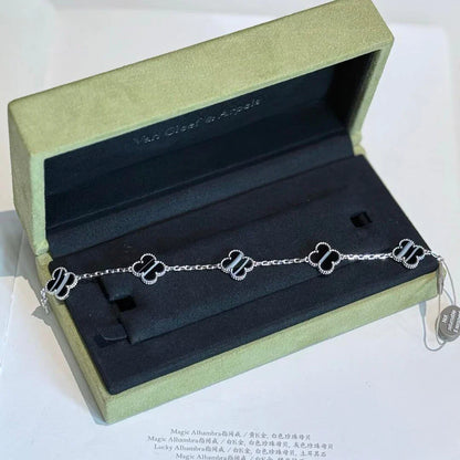 [ELAN LUXE] CLOVER 5 MOTIF PULSAR STONE BRACELET COLLECTION